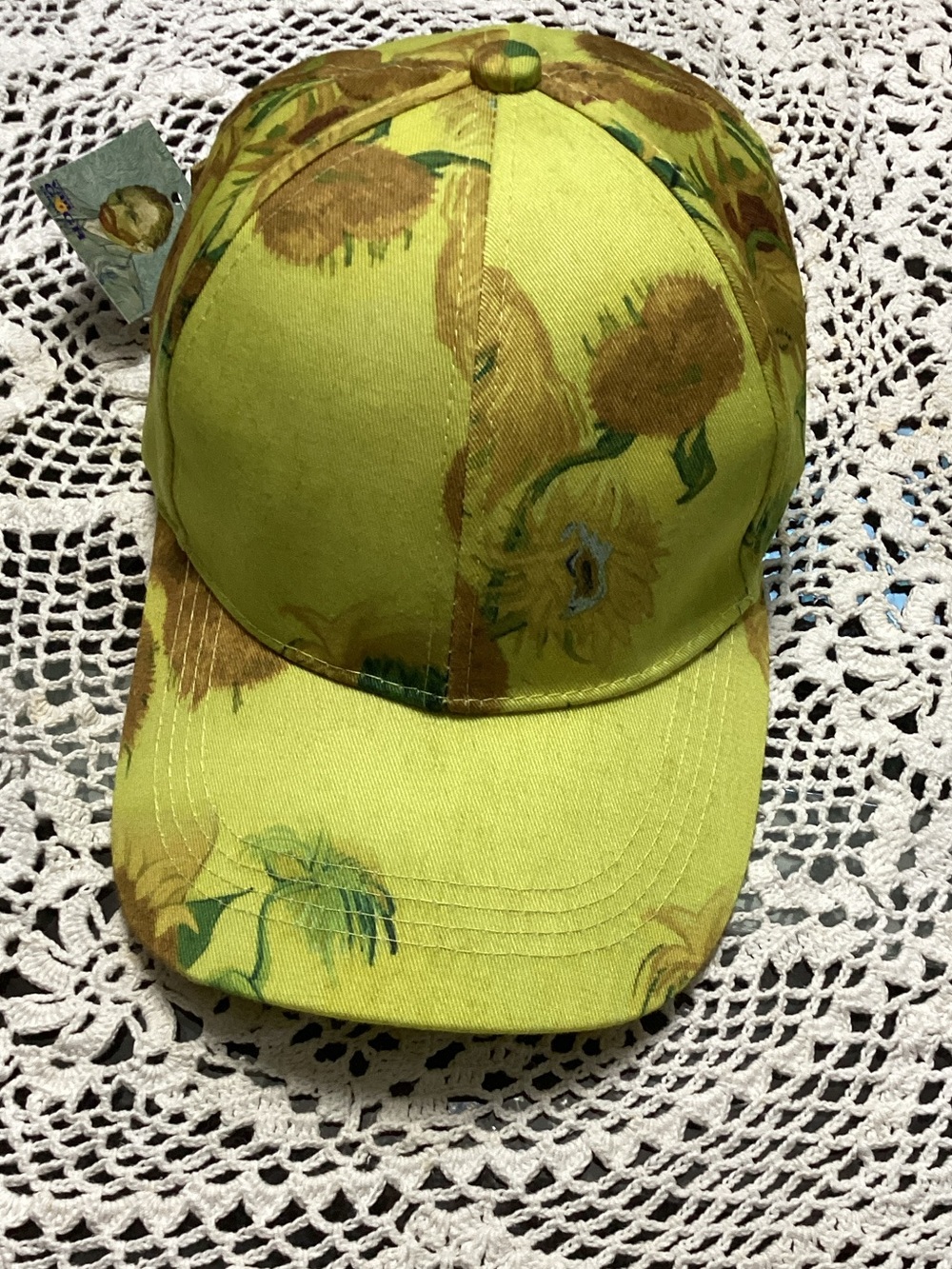 Van Gogh Style Hat, Sunflowers